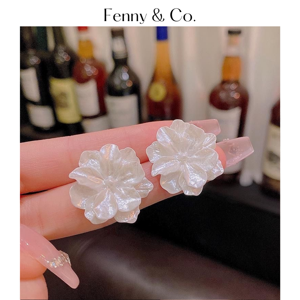 Khuyên Tai Hoa Ngọc Trai Tinh Tế - Điểm Nhấn Thanh Lịch Cho Phái Đẹp